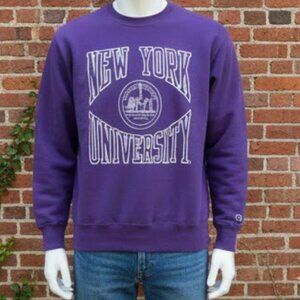Vintage Reverse Weave NYU Sweatshirt